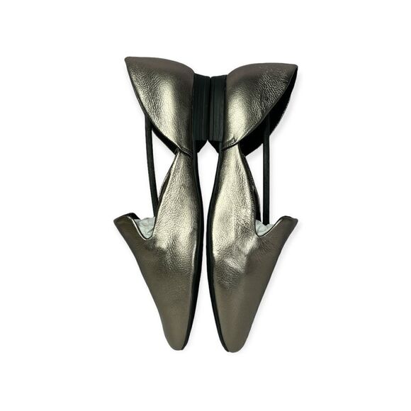 Bottero Botmariana Pewter Round Toe Flats Size 9 - Picture 4 of 12